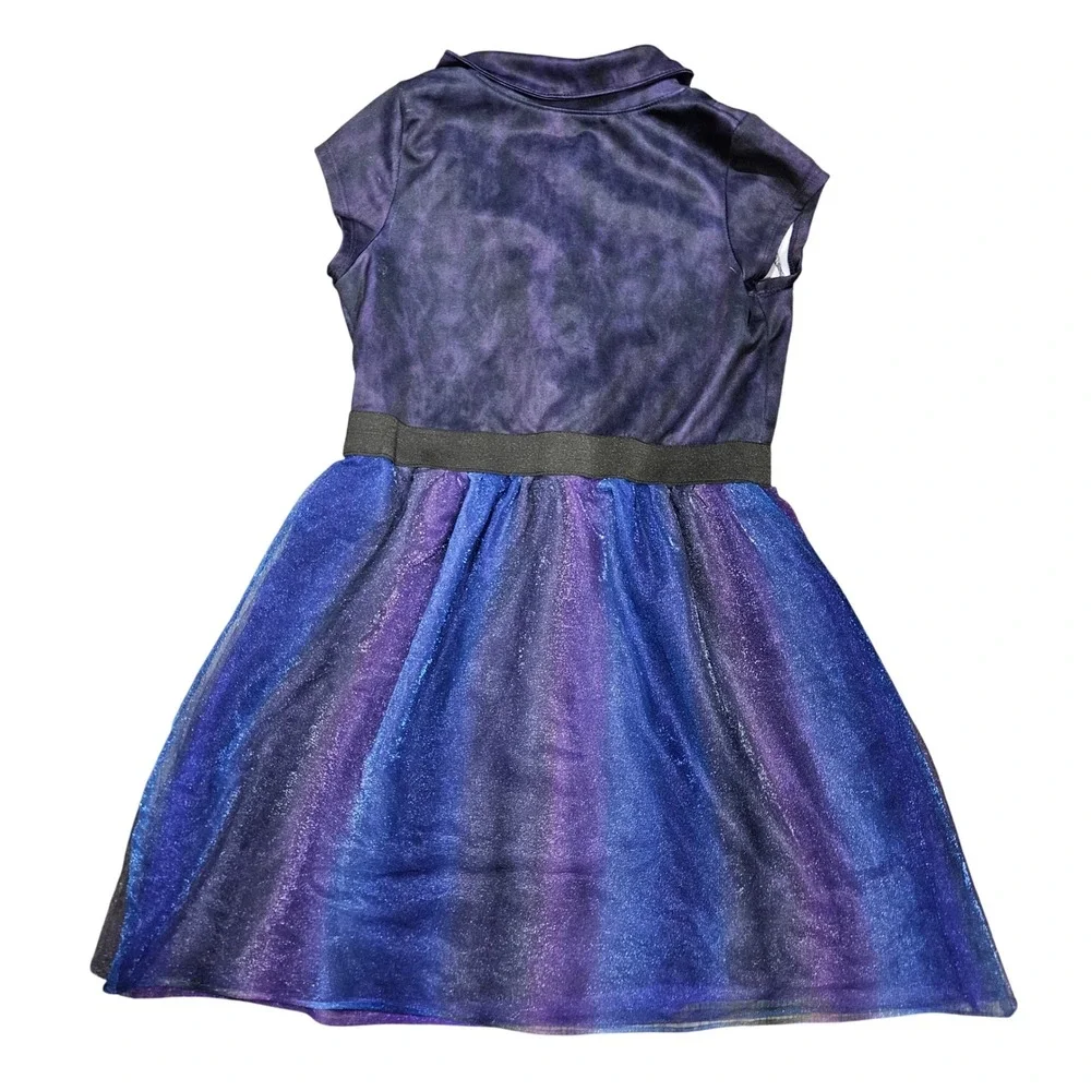 Disney Descendants‎ Girls Purple Dress Cosplay Costume, Kids Size